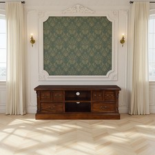 Mahogany wide screen unit - mahogany,