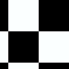 VINYL Black & White Square