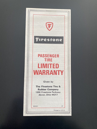 1977 firestone tire - firestone, owners