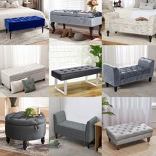 Upholstered Ottoman Storage