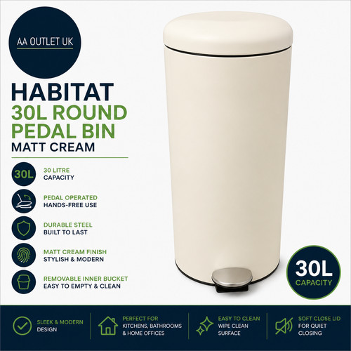 Habitat 30l round - round, kitchen