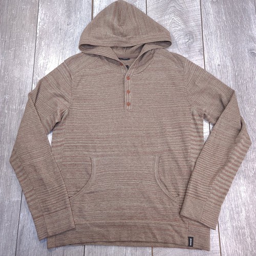 Prana hoodie mens medium brown - hoodie,