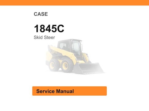 Case 1845c skid - 1845c, steer