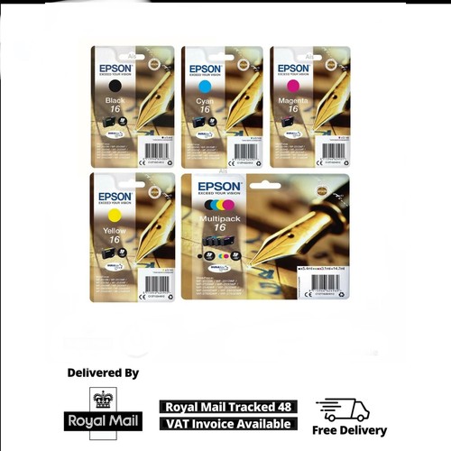 Epson ink cartridges - 16, black