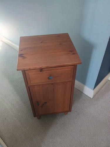 Bedside table beech cabinet - bedside, beech,