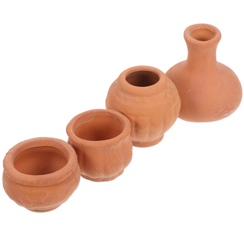 Pcs terracotta flower - 4,