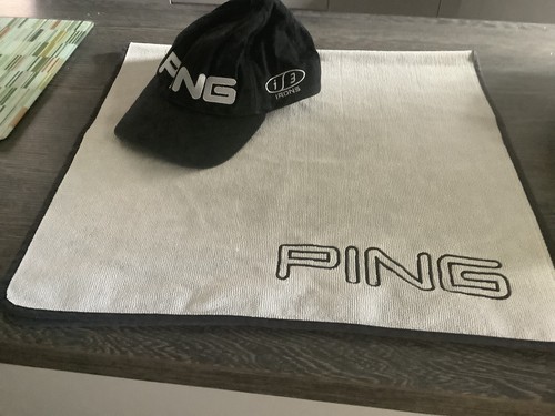 Ping golf towel 90x48cm and - ping,