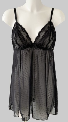 Chantelle black mesh - black,