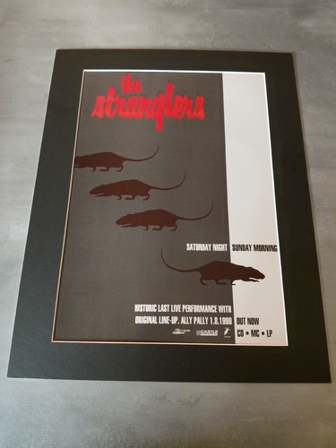 The stranglers poster saturday - stranglers,