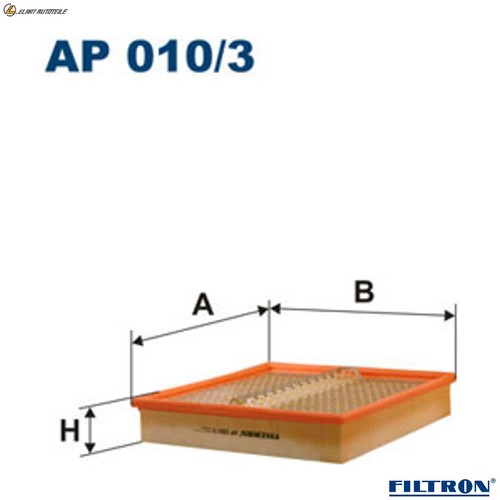 Air filter 010 - air, for