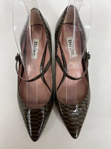 Dune london brown grey leather - grey,