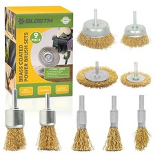 Blostm 9pcs steel wire - 9pcs, brush