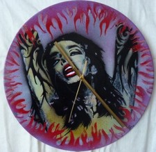 Funky art clock..Sinatra..skulls..blues singers..soul to soul..Gift ideas..clint