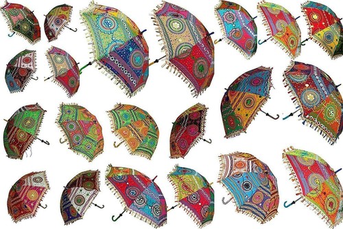 Lot indian umbrella - 10,