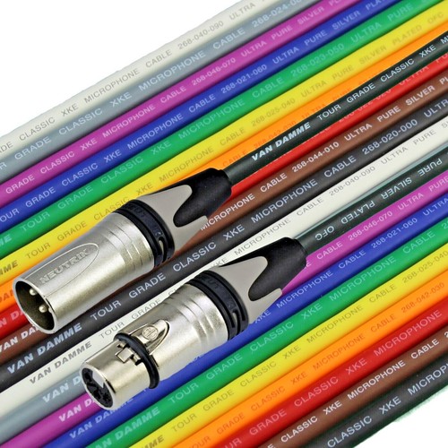 Van damme mic cable with - cable,