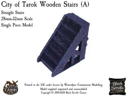 City tarok wooden stairs - city,