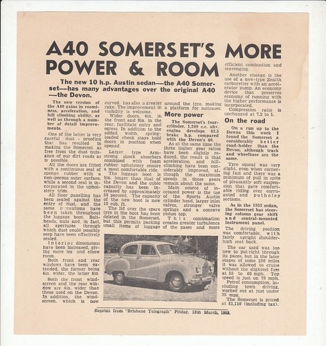 1953 austin a40 somerset - 1953,