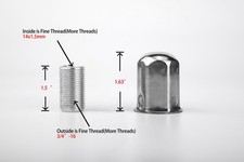 2pcs Rear Wheel Simulators Lug