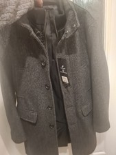 Charcoal Grey Wool Blend Mock