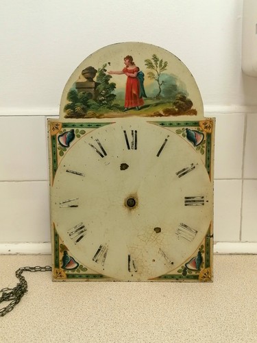Antique english longcase dial - antique,