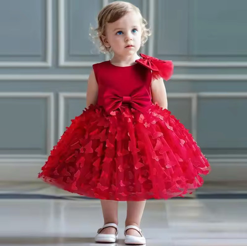 Girl flower bridesmaid dress - flower,