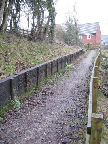 Photo 6x4 railway sleepers - photo,