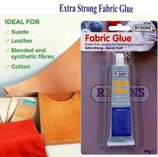 Super Extra Strong Fabric Glue Quick Bond Washable Textile Sewing Hemming 54g