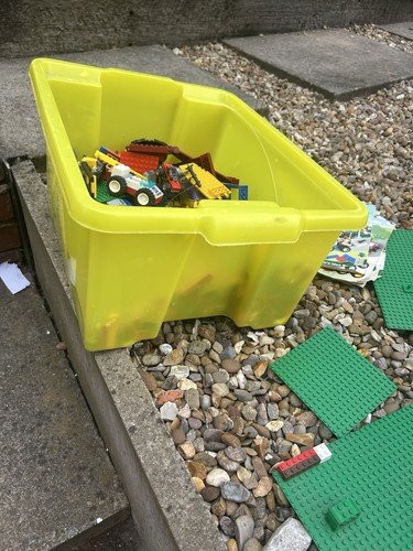 Used lego including boards - used,
