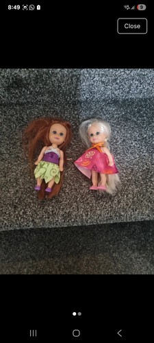 Small dolls - small, x2