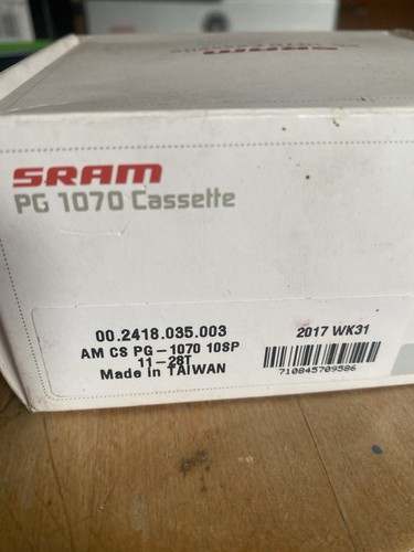 Sram pg1070 speed cassette - sram, 10-speed