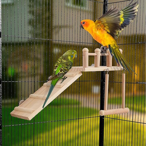 Bird wooden play gyms - wooden,