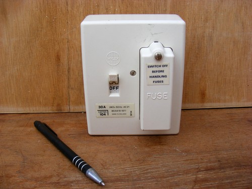 Rare vintage wylex - vintage, 30amp