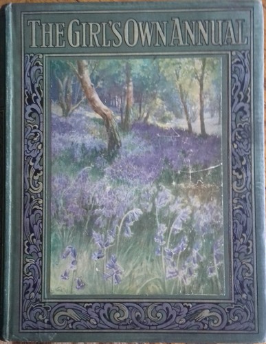 Antique book the girl - antique, girl's