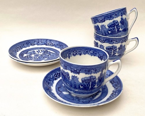 Vintage old willow tea - vintage, &