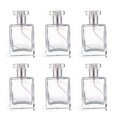 Clear Glass Empty Refillable Perfume  Spray Bottle 30ml x 6