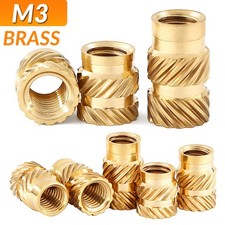 M3 Brass Knurled Threaded Heat