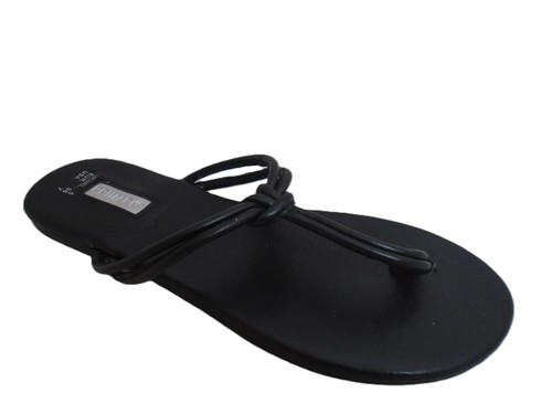 Primark black flat toe post - primark,