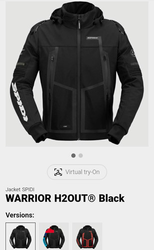 Spidi warrior h2out motorcycle - warrior,