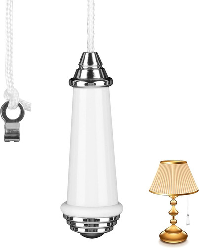 Ceramic bathroom light pull - light,