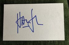 HARRISON FORD SIGNED 3x5 INDEX
