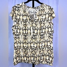 Rose + Olive Top Womens Large