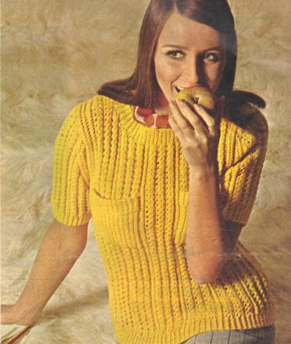 Woman own knitting for the - own,