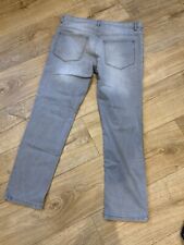 George At Asda Grey Men’s Jeans , Size 34/30 , Straight , Pre-loved