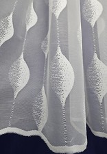 White Lace Window Net Curtains