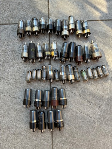 Vintage radio valves - , joblot