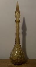 EMPOLI AMBER GLASS GENIE