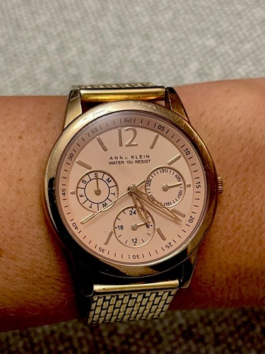 Anne klein watch gold tone - watch,