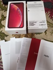 Apple iPhone XR Product Red 64G Box Only, See Pictures For Actual Contents