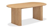 DFS Cosma Dining Table In Oak Wood Grain Veneer RRP £688