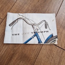 Vintage Cycling Catalogue From 1956 The New Triumph